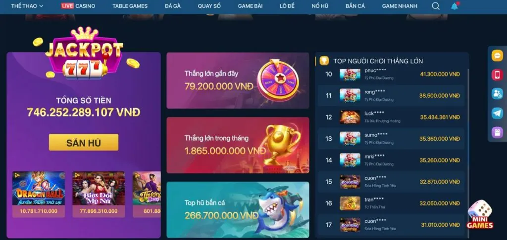 Sự kiện casino trực tuyến vn582